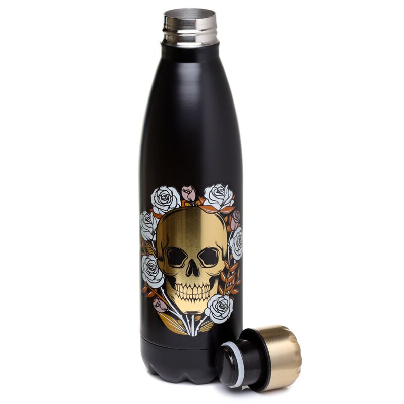 Sticlă termică cu perete dublu izolat, Skulls and Roses