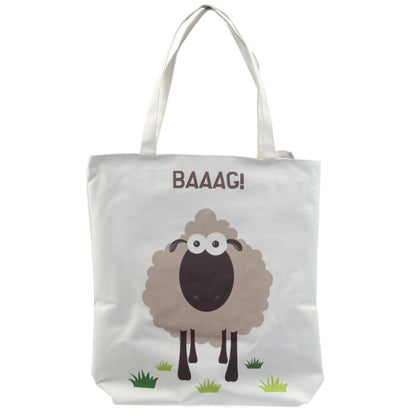 Geantă Tote Bag cu fermoar, mesaj amuzant, BAAAG