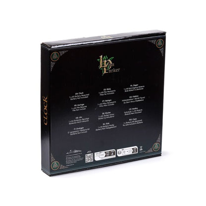 Ceas de perete cu bufniță, Lisa Parker „Guardian of Spells” – design artistic decorativ