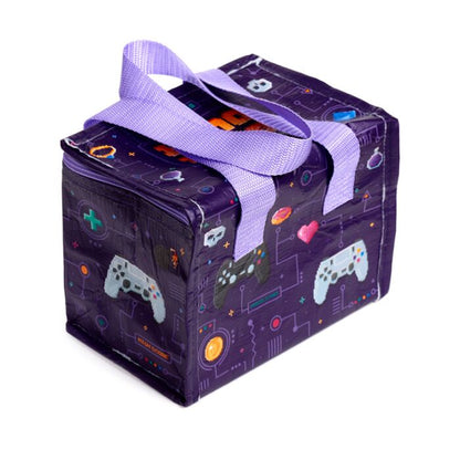 Geantă termoizolantă pentru prânz, Game Over, reutilizabilă, impermeabilă