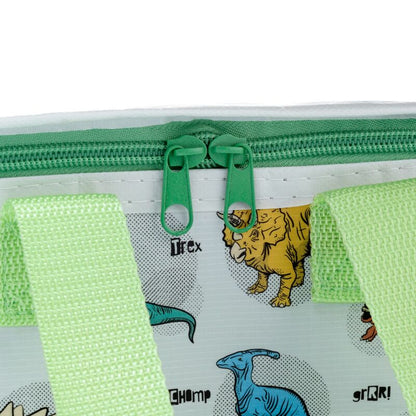 Geanta termoizolanta pranz, impermeabila, Dinosauria, Lunch Bag, design cu dinozauri, practică și ușoară