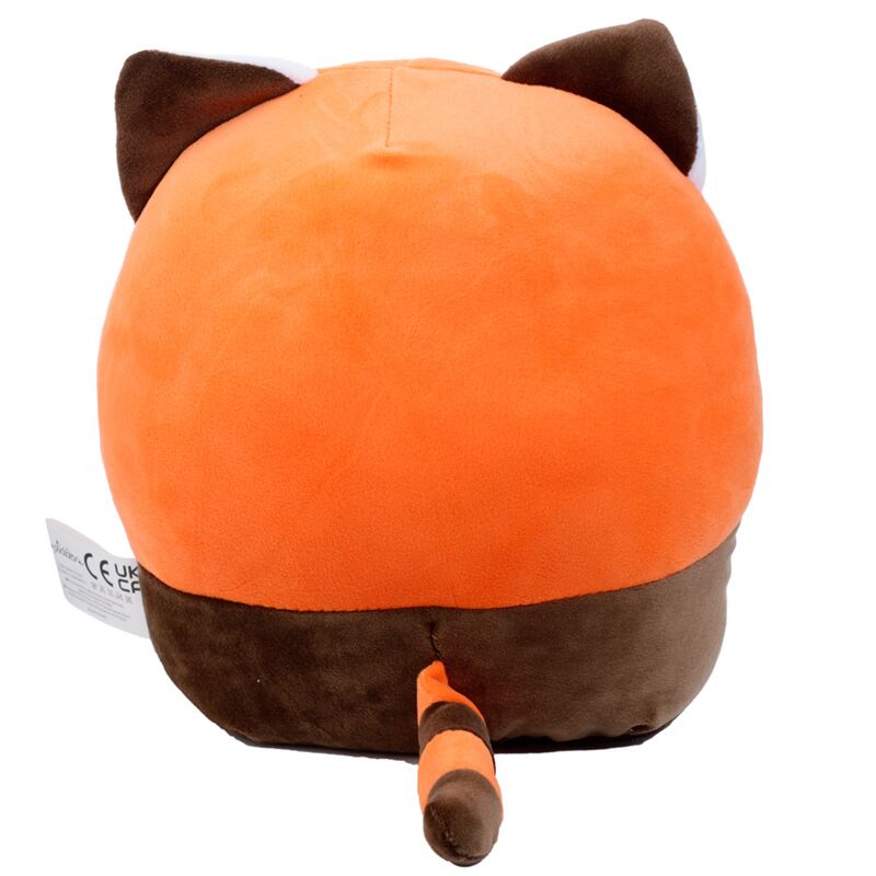 Jucarie plus, material premium Velboa, moale, Ru Panda Rosu, Adoramals Wild, Colecția Squidglys Relaxeazzz