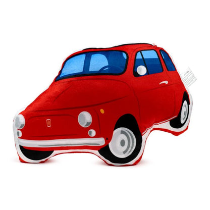 Pernă din plus în formă de Fiat 500, 23 x 34 x 8 cm – model rosu, perna decorativă