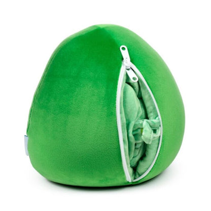 Pernă de călătorie sau jucărie de pluș Avocado, 2 în 1, reversibilă, Avocado Pedro, Relaxeazzz