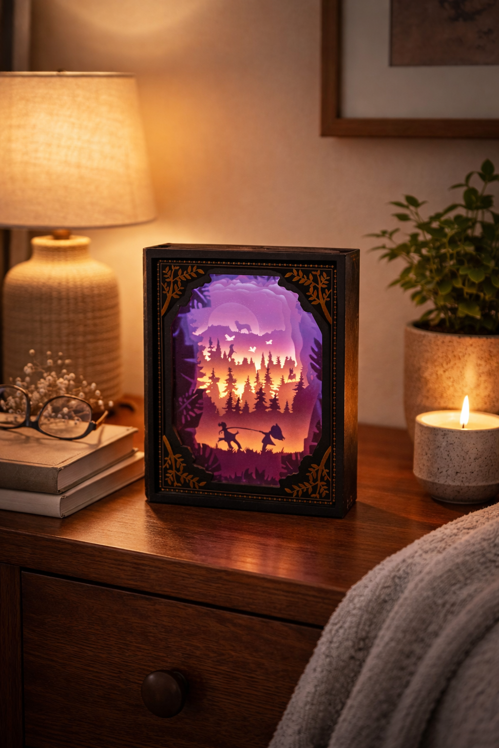 Lampă Storybook 3D "The Faithful Path"