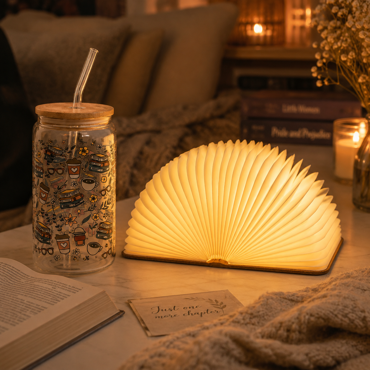Set Ambianță Literară – Cozy Reading Corner