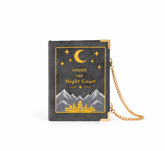 Geantă Carte Handmade – Under the Night Court | Grey