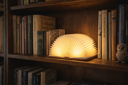 Lampă LED decorativă tip carte, pentru ambient
