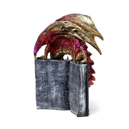 Decorațiune Carte & Dragon "Enchanted Nightmare All Seeing Book"