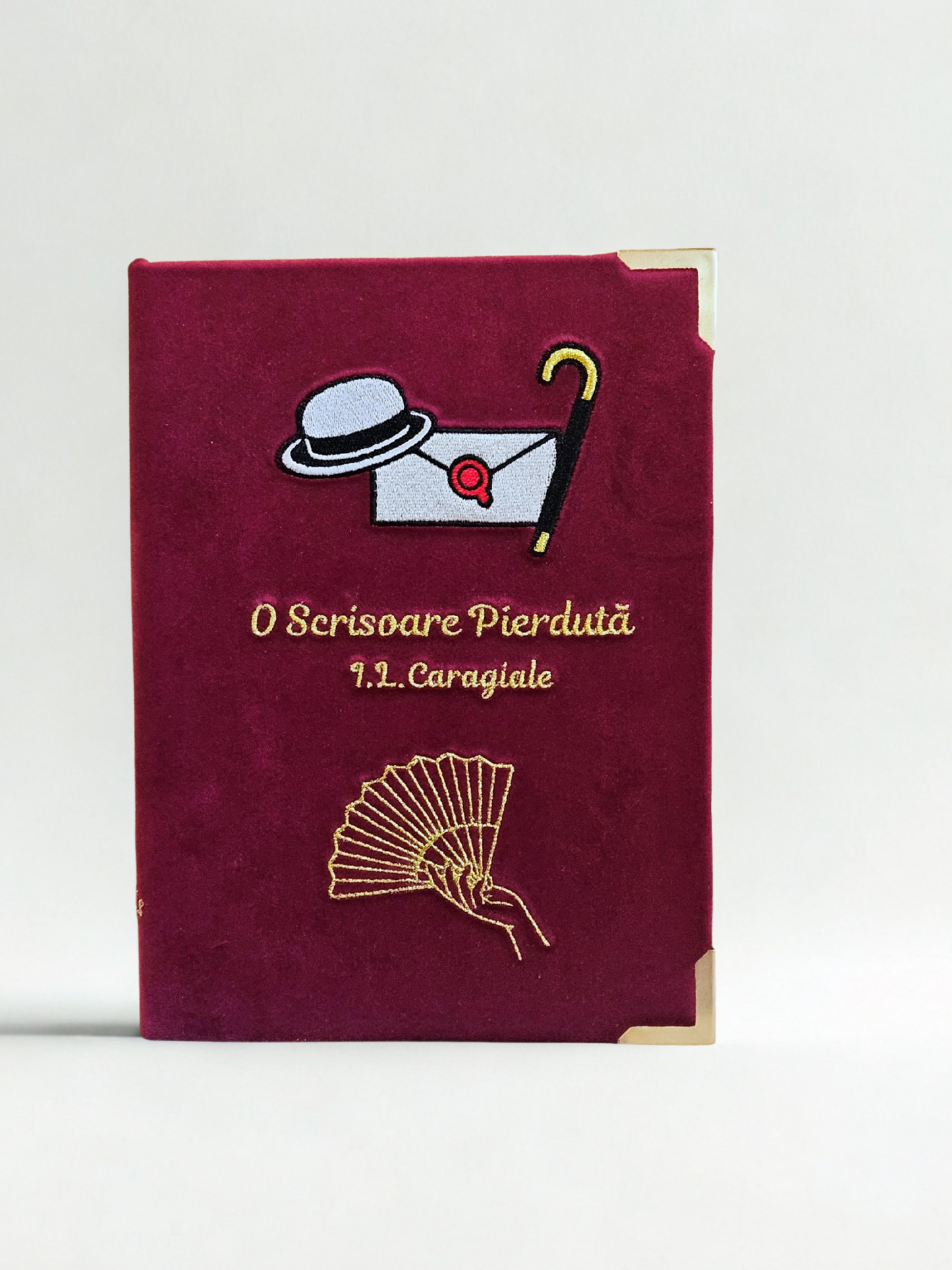 Geantă Carte Handmade – O scrisoare pierdută | Ediție cu Fir Metalic
