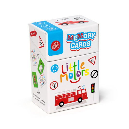 Joc educativ, carduri de memorie pentru copii, Liitle Motors, 26 piese