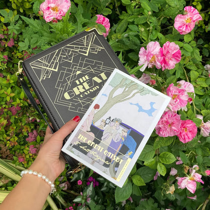 Geantă Carte The Great Gatsby Art Deco
