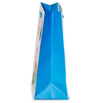 Punga cadou Tractor, text Happy Birthday, Little Tractors, tematica Aniversara pentru copii