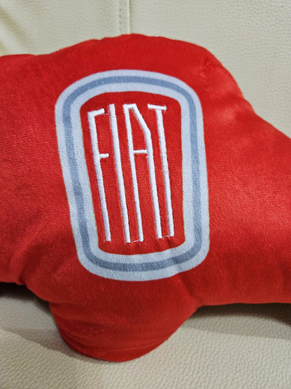 Pernă din plus în formă de Fiat 500, 23 x 34 x 8 cm – model rosu, perna decorativă