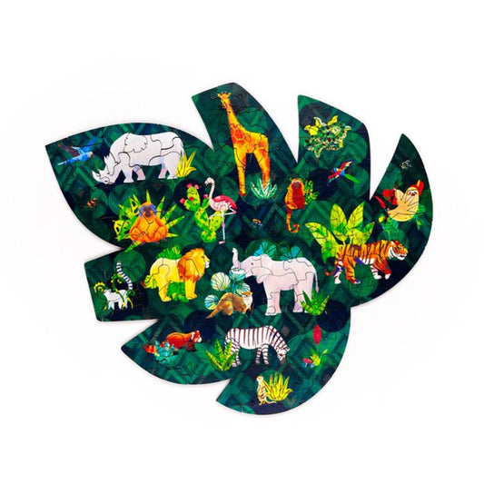 Puzzle din lemn, Animal Kingdom, puzzle Jigsaw, animale, 130 de piese