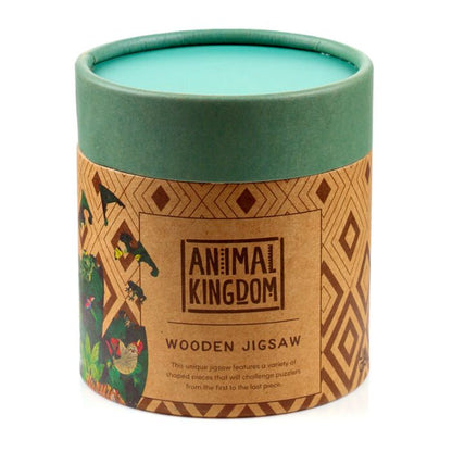 Puzzle din lemn, Animal Kingdom, puzzle Jigsaw, animale, 130 de piese