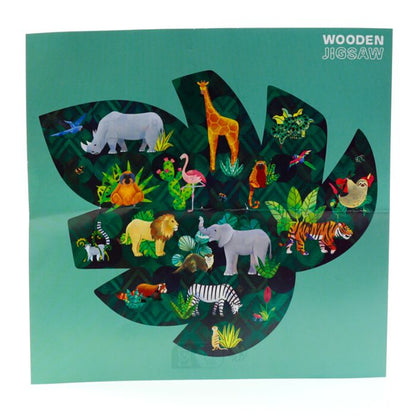 Puzzle din lemn, Animal Kingdom, puzzle Jigsaw, animale, 130 de piese