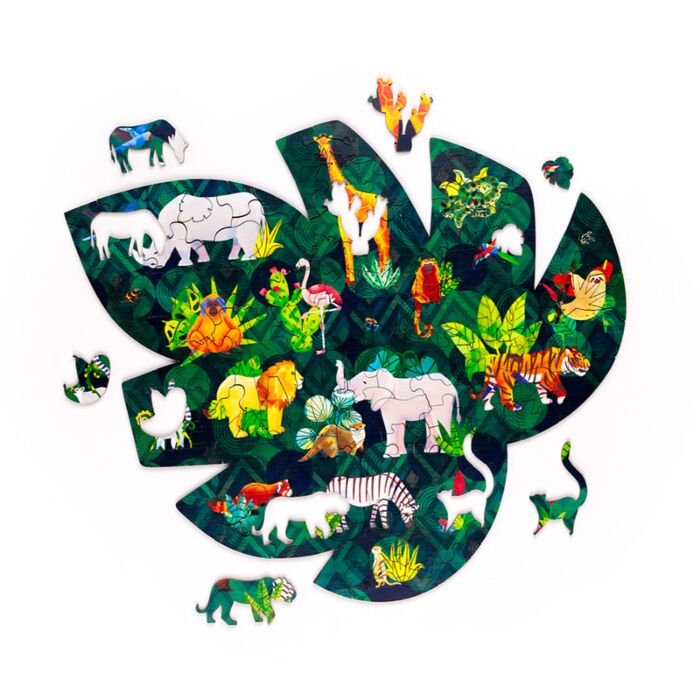 Puzzle din lemn, Animal Kingdom, puzzle Jigsaw, animale, 130 de piese