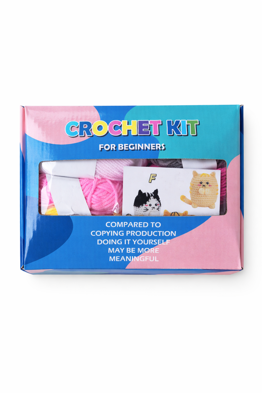 Kit Crosetat Pisici pentru Incepatori – Set DIY cu Instructiuni si Video