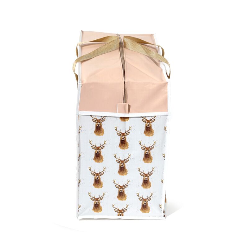 Geantă depozitare haine / rufe, cu fermoar și mânere, Jan Pashley, design cerb