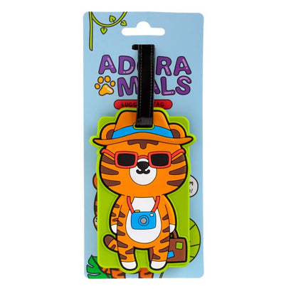 Eticheta de bagaj pentru copii, tigrul Alfie, Adoramals, Luggage Tag