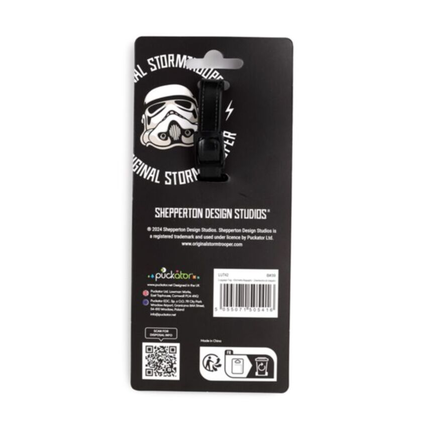 Etichetă pentru bagaj Star Wars Stormtrooper, licență oficială