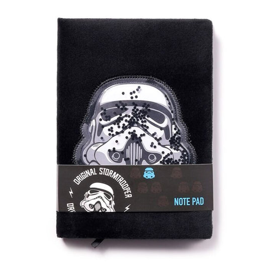 Caiet A5 Stormtrooper, Copertă Pluș Premium, Ediție Oficială Star Wars