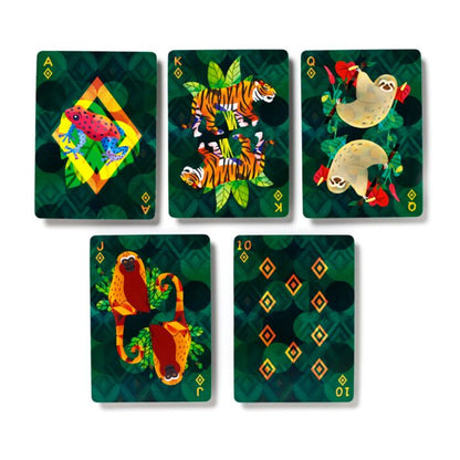 Cărți de joc, animale sălbatice, design Animal Kingdom, 54 cărți