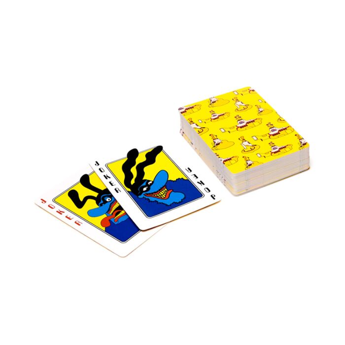 Carti de joc, The Beatles Yellow Submarine, design clasic și colecționar, 54 carti