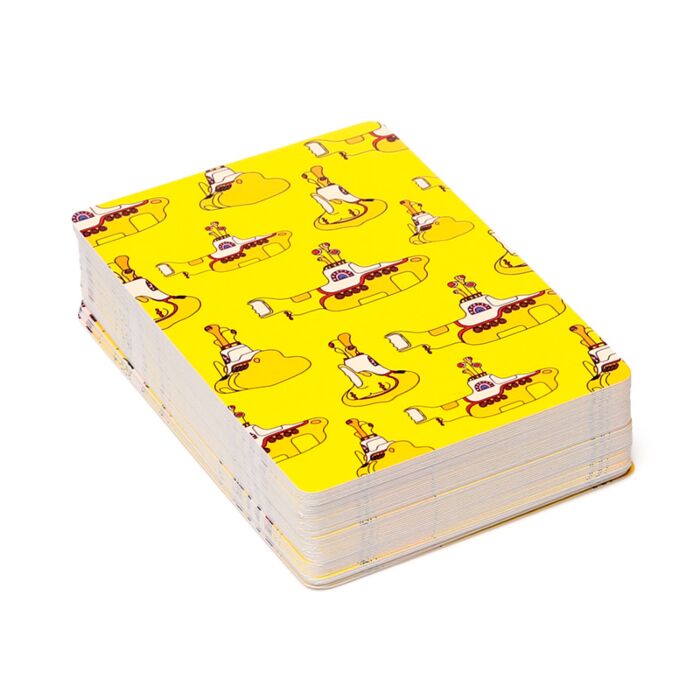 Carti de joc, The Beatles Yellow Submarine, design clasic și colecționar, 54 carti