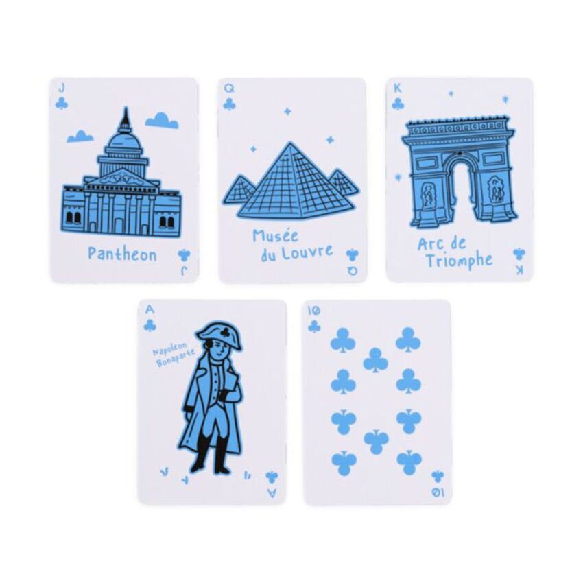Cărți de Joc Paris Je t'Aime – Colecție cu Ilustrații Pariziene