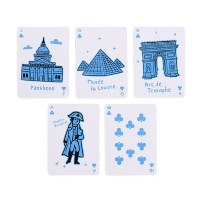 Cărți de Joc Paris Je t'Aime – Colecție cu Ilustrații Pariziene