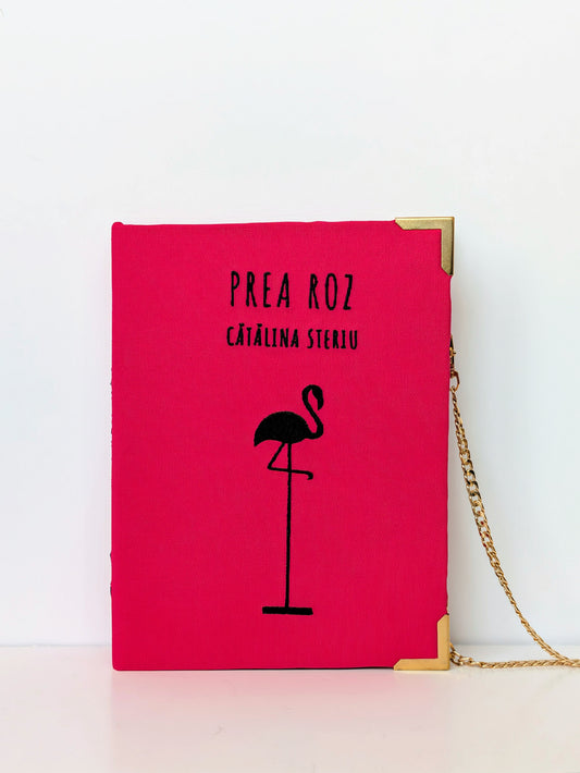 Geantă Carte Handmade – Prea Roz | Cătălina Steriu