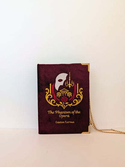 Geantă Carte Handmade – The Phantom of the Opera | Ediția Rouge