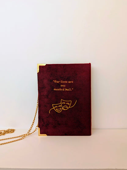 Geantă Carte Handmade – The Phantom of the Opera | Ediția Rouge