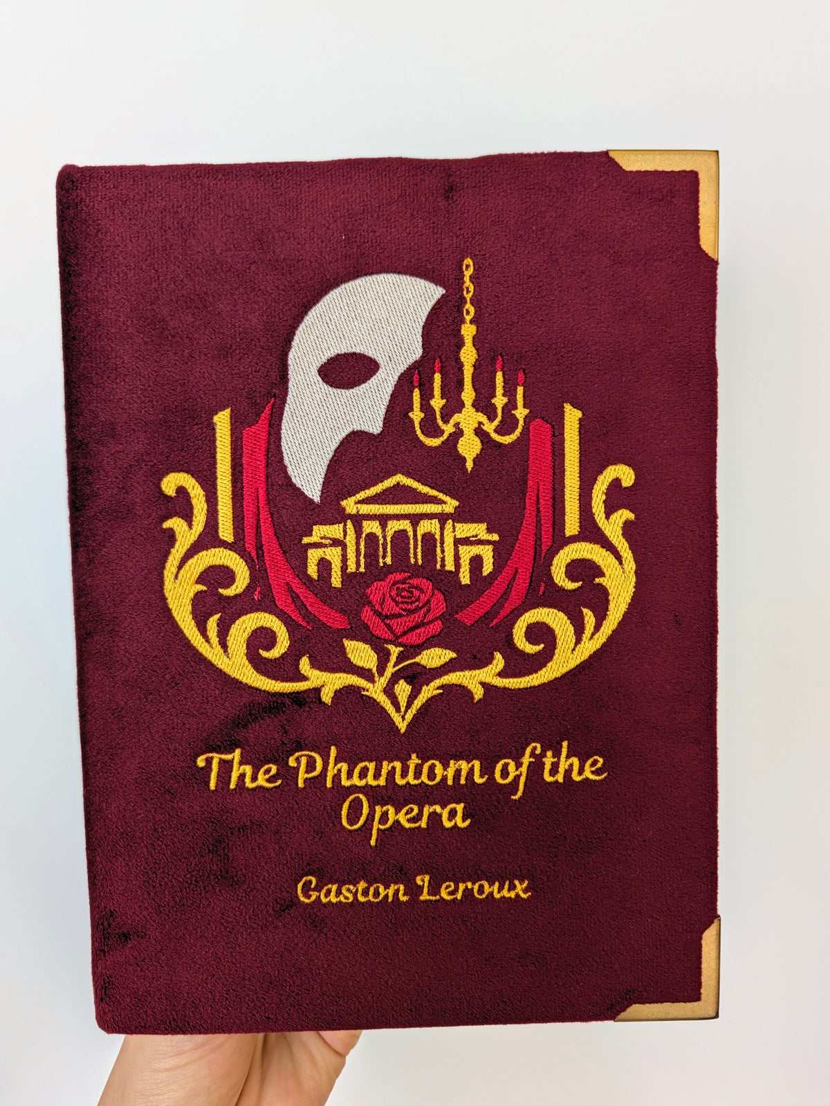 Geantă Carte Handmade – The Phantom of the Opera | Ediția Rouge