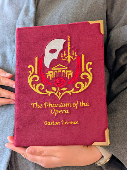 Geantă Carte Handmade – The Phantom of the Opera | Ediția Rouge