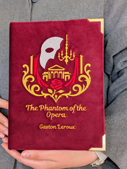 Geantă Carte Handmade – The Phantom of the Opera | Ediția Rouge