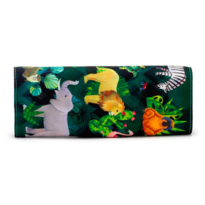 Set Papetărie Eco, în Husă Imprimată Animal Kingdom, 8 Piese