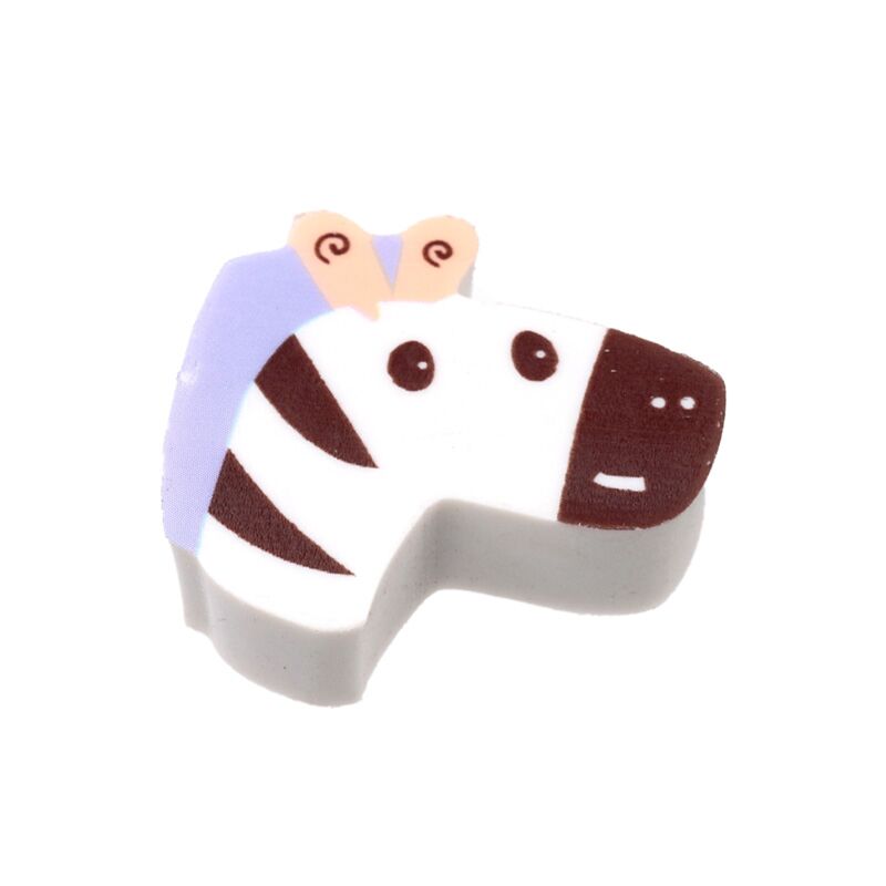 Set 3 Gume de șters Zooniverse, pentru școală, design animale sălbatice