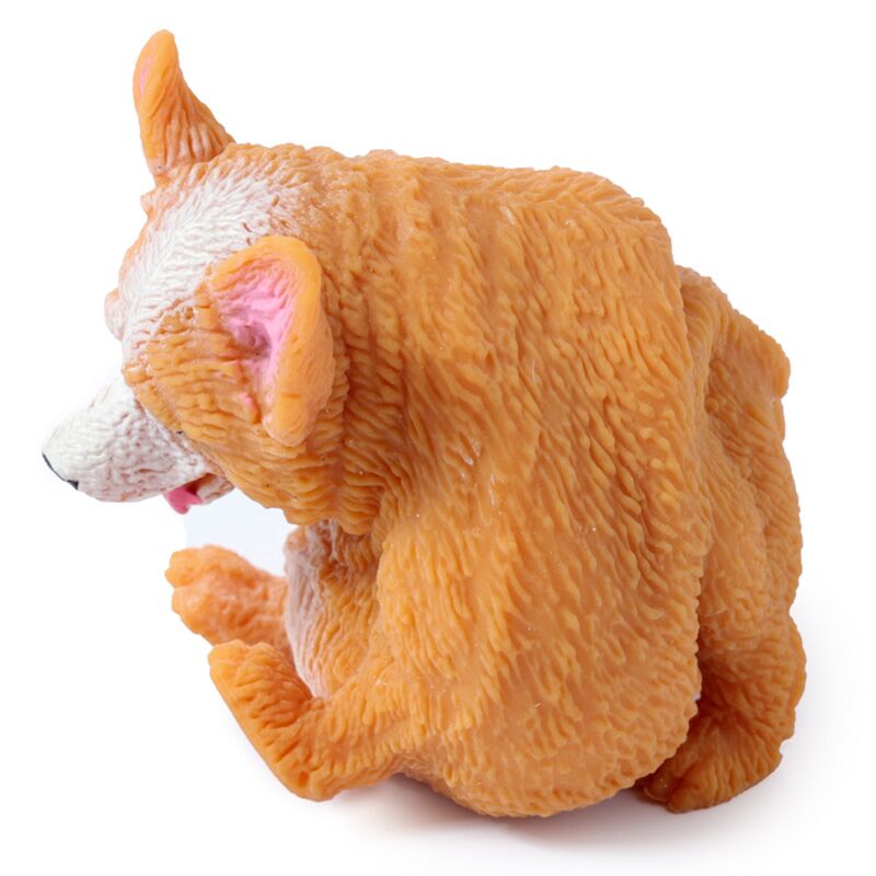 Jucărie antistres Stretchy, câine Corgi elastic și squishy, prezentată în diverse forme