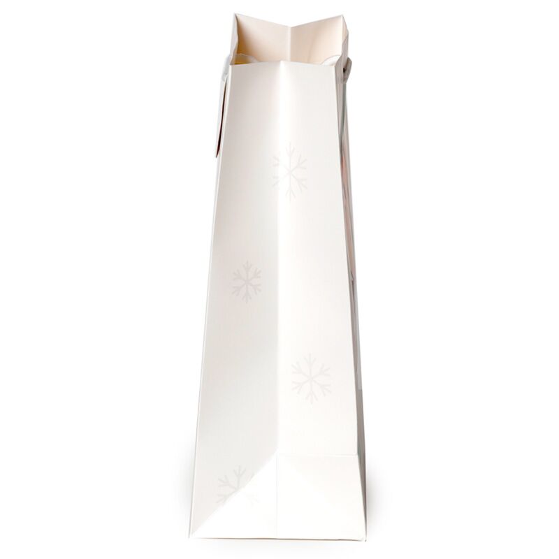 Pungă cadou Crăciun, Gift Bag, design festiv cu spiriduș