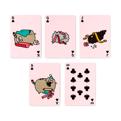 Cărți de joc, Pusheen, ediția de Crăciun, design festiv și licențiat, 54 cărți