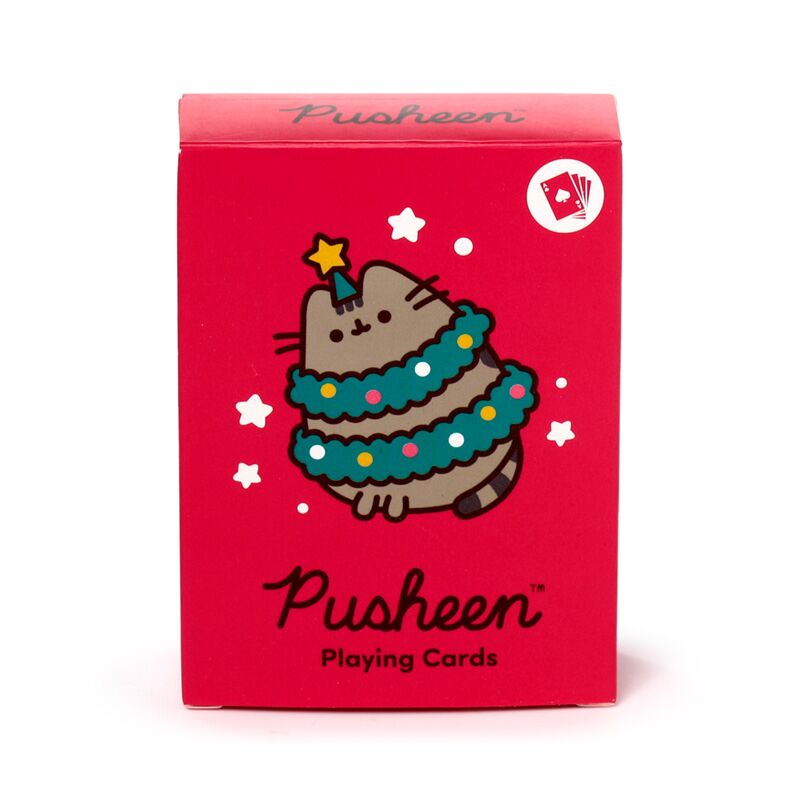 Cărți de joc, Pusheen, ediția de Crăciun, design festiv și licențiat, 54 cărți