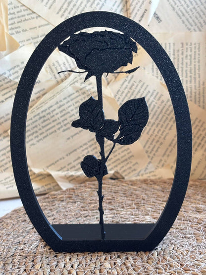 Bookend "Rose" – Eleganță și mister pe raftul tău