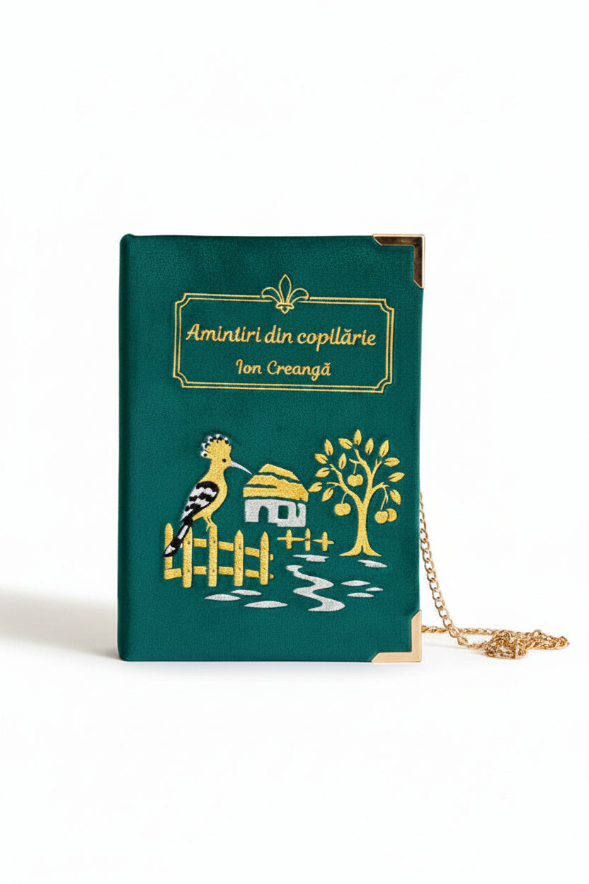 Geantă Carte Handmade – Amintiri din copilărie
