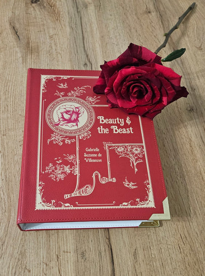 Geantă Carte Beauty and the Beast - Ediție Luxury Gold Foiled