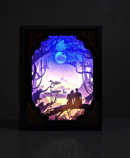 Lampă Storybook 3D "Moon Lover"
