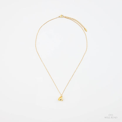 Lanț cu pandantiv Alice in Wonderland, bijuterie inspirată din cărți