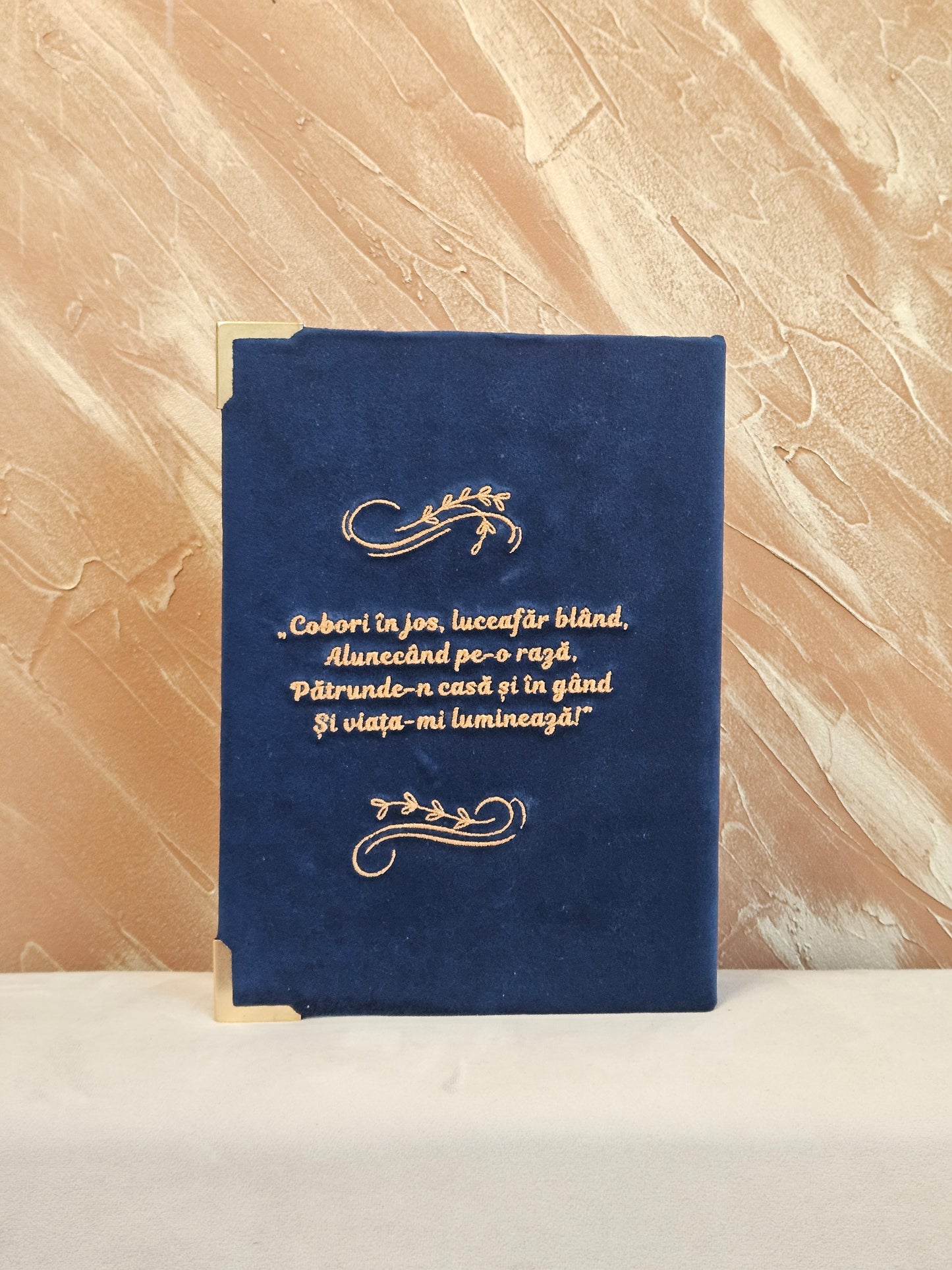 Geantă Carte Handmade – Luceafărul | Ediție Auriu Antic
